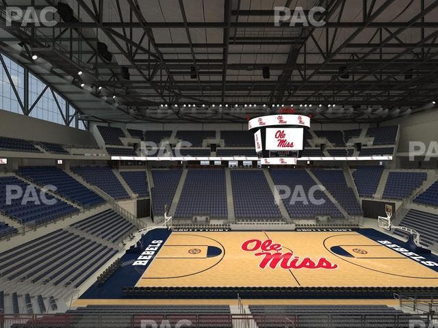 SJB Pavilion at Ole Miss - Section Aa 4 Seat View