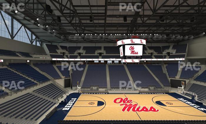 SJB Pavilion at Ole Miss - Section Aa 4 Seat View