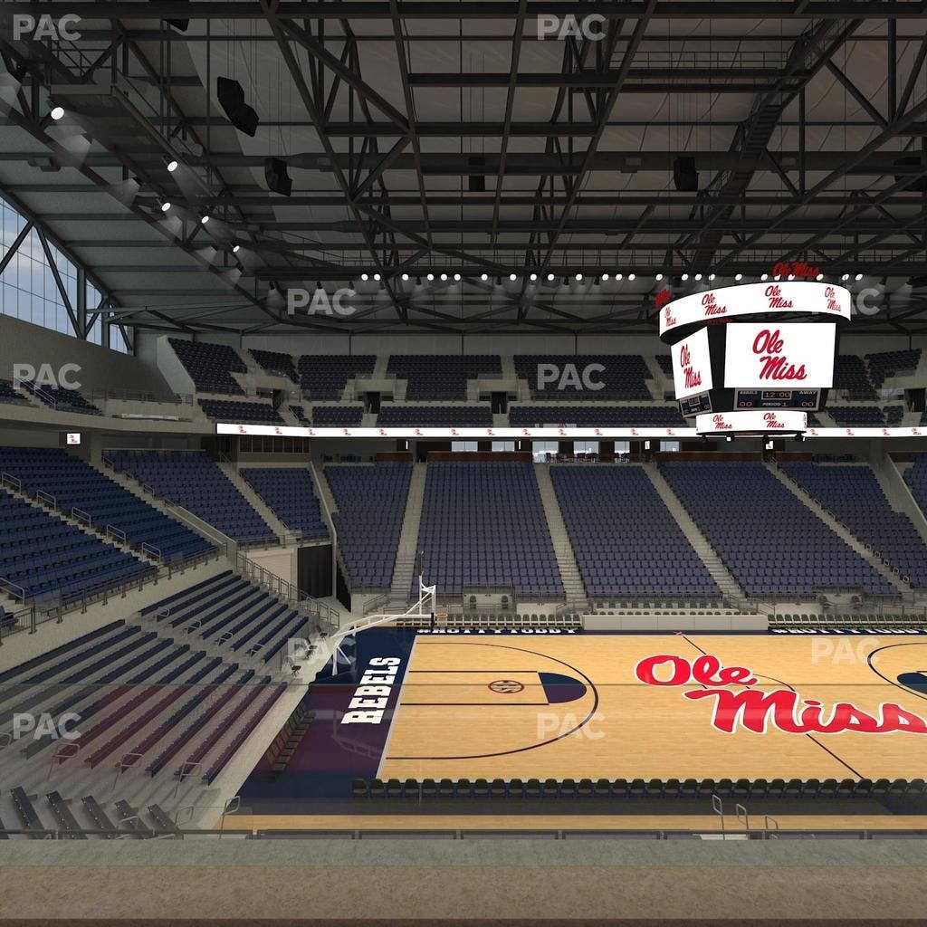 SJB Pavilion at Ole Miss - Section Aa 5 Seat View