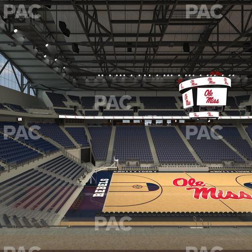 SJB Pavilion at Ole Miss - Section Aa 5 Seat View