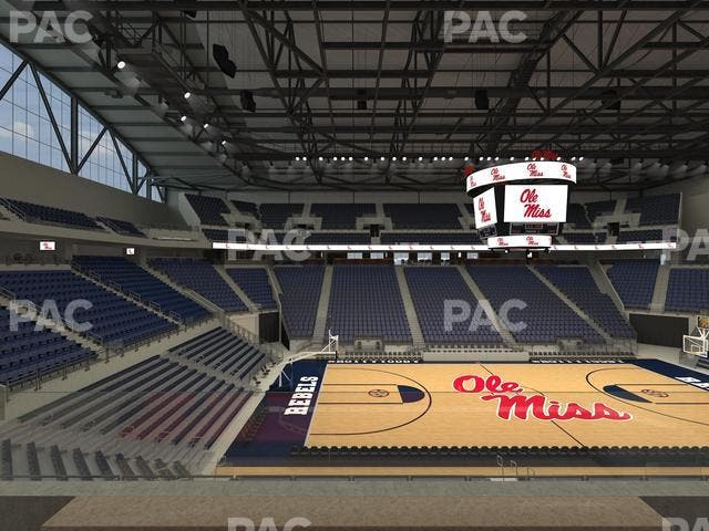 SJB Pavilion at Ole Miss - Section Aa 5 Seat View