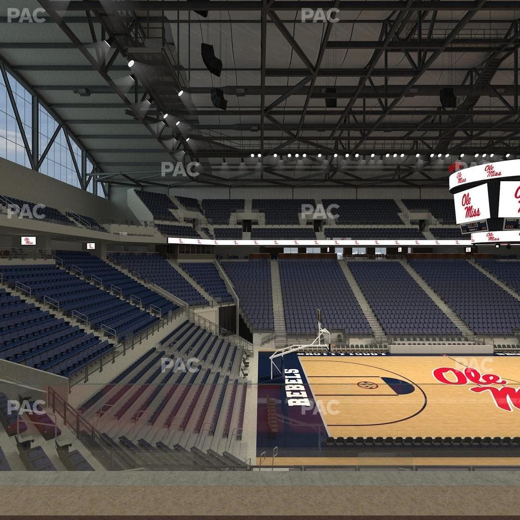SJB Pavilion at Ole Miss - Section Aa 6 Seat View