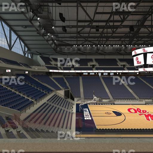 SJB Pavilion at Ole Miss - Section Aa 6 Seat View