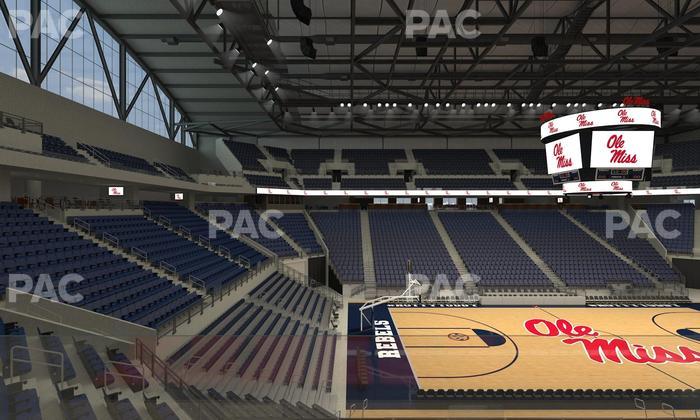 SJB Pavilion at Ole Miss - Section Aa 6 Seat View
