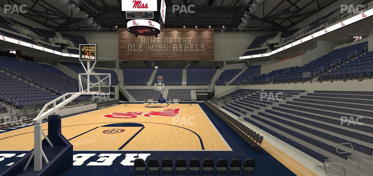 SJB Pavilion at Ole Miss - Section Aa 7 Seat View