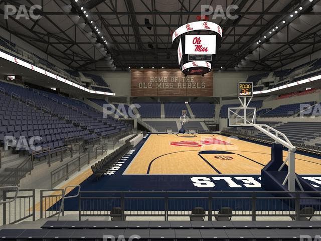 SJB Pavilion at Ole Miss - Section Aa 8 Seat View