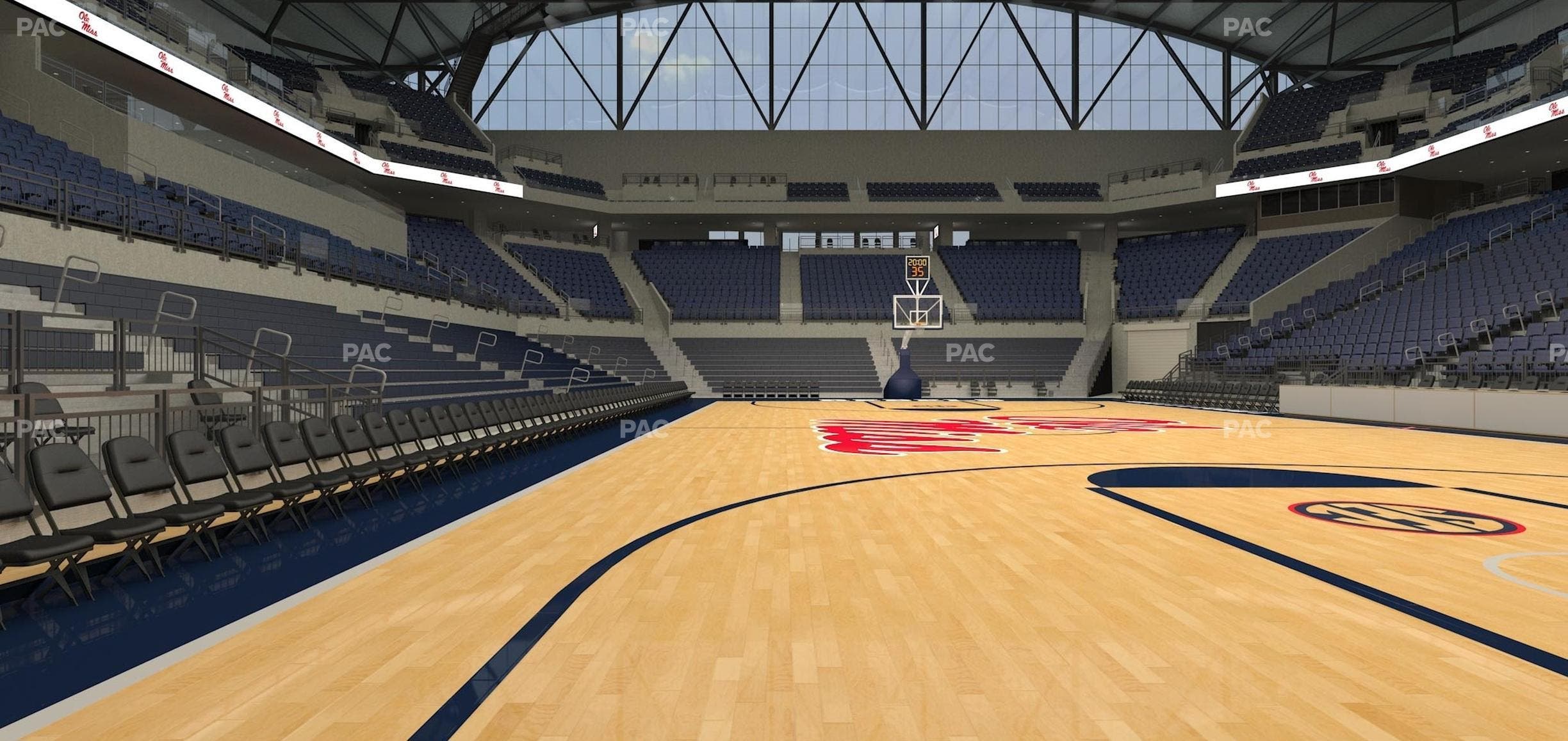 SJB Pavilion at Ole Miss - Section Floor 1 Seat View