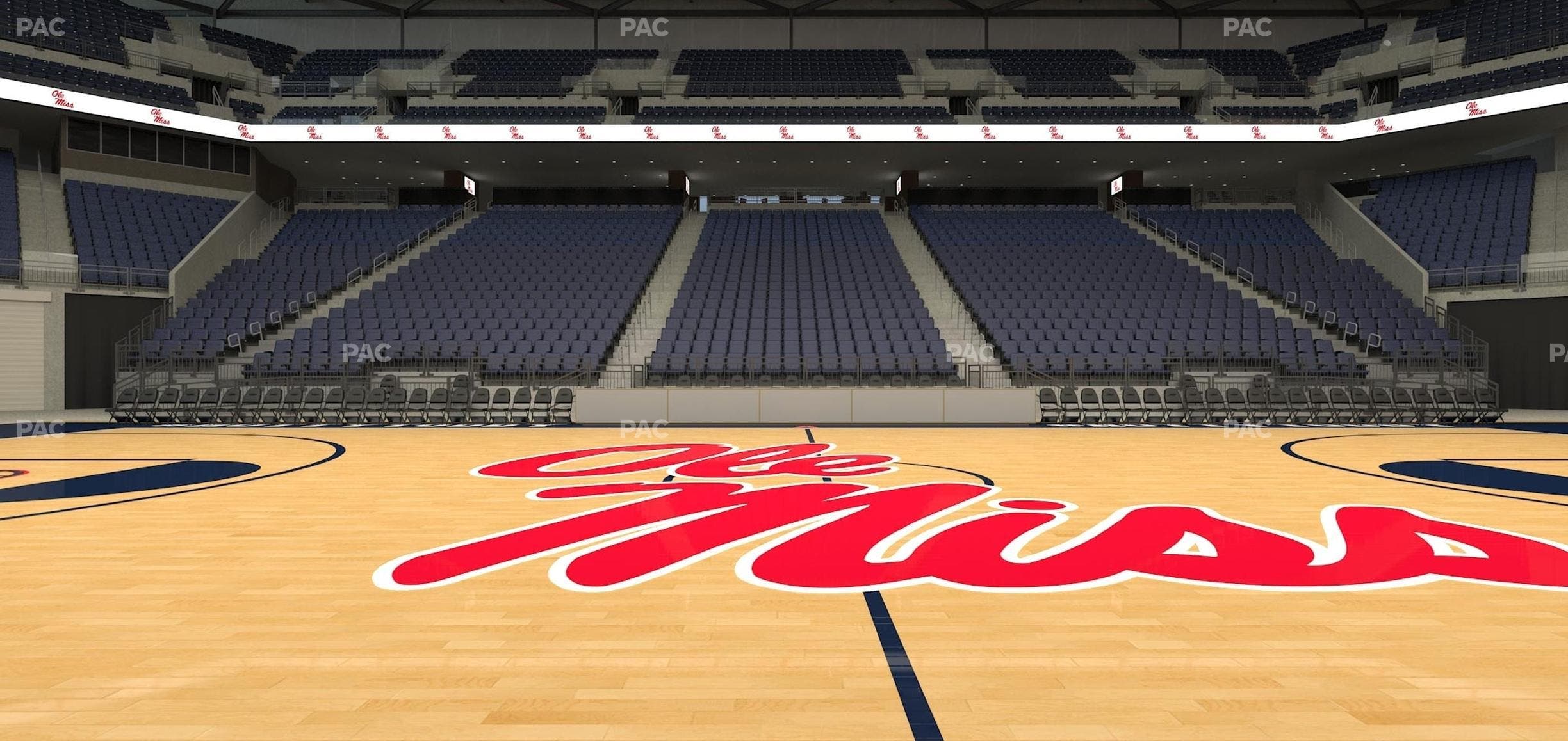 SJB Pavilion at Ole Miss - Section Floor 2 Seat View
