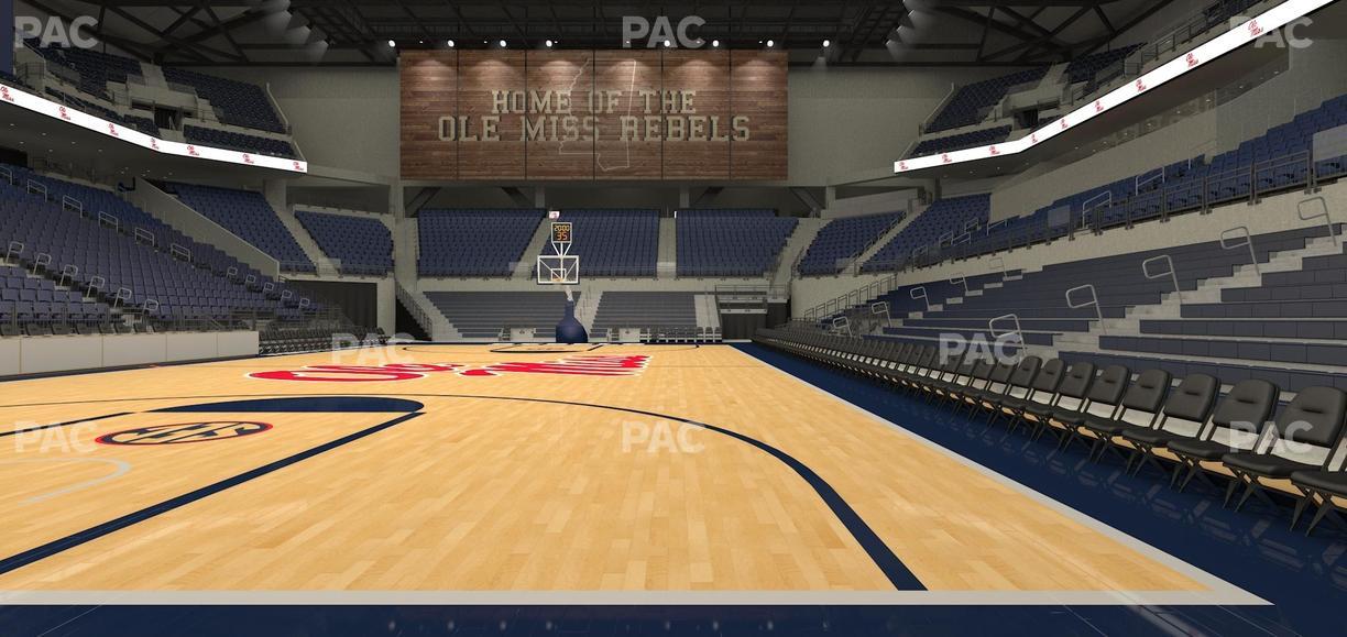 SJB Pavilion at Ole Miss - Section Floor 3 Seat View
