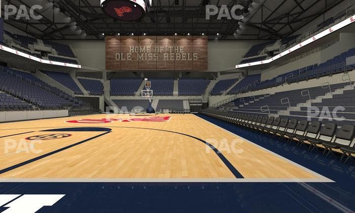 SJB Pavilion at Ole Miss - Section Floor 3 Seat View
