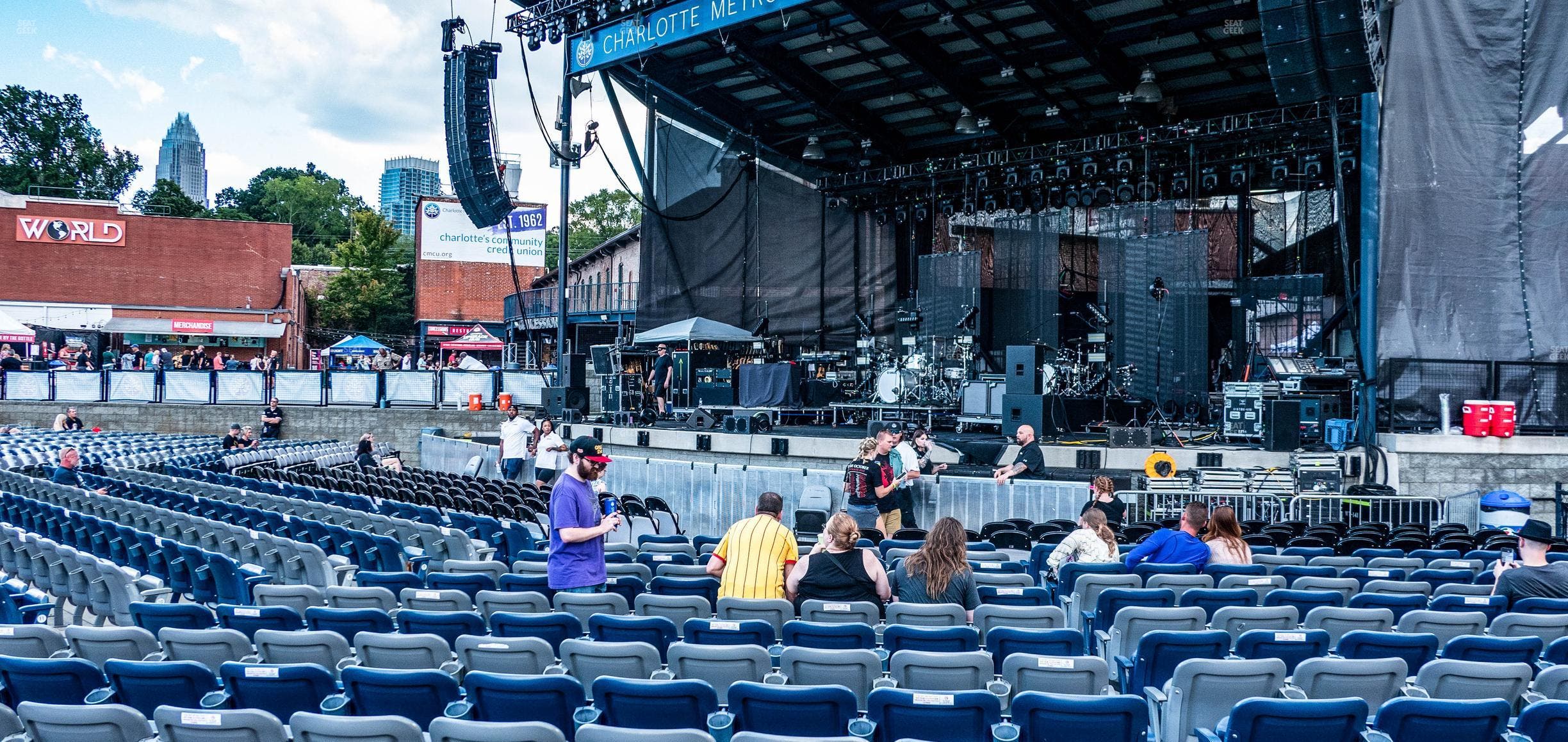 Skyla Credit Union Amphitheatre - Section 101 Seat View