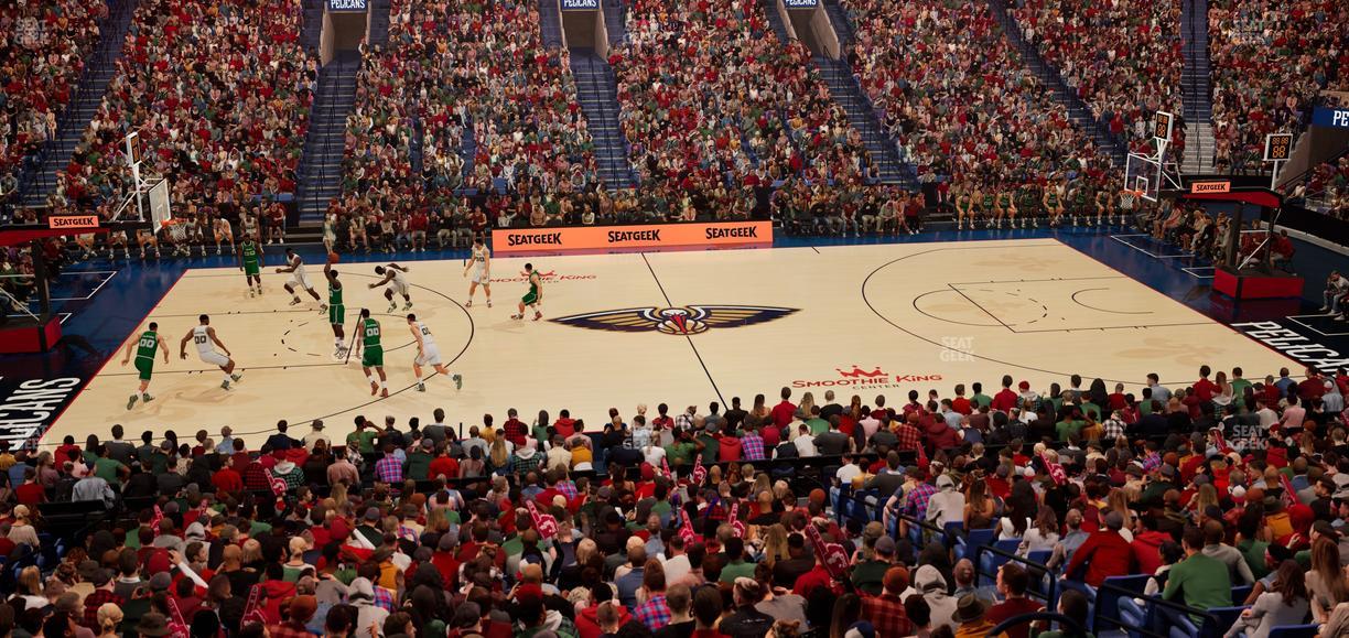 Smoothie King Center - Section 101 Seat View