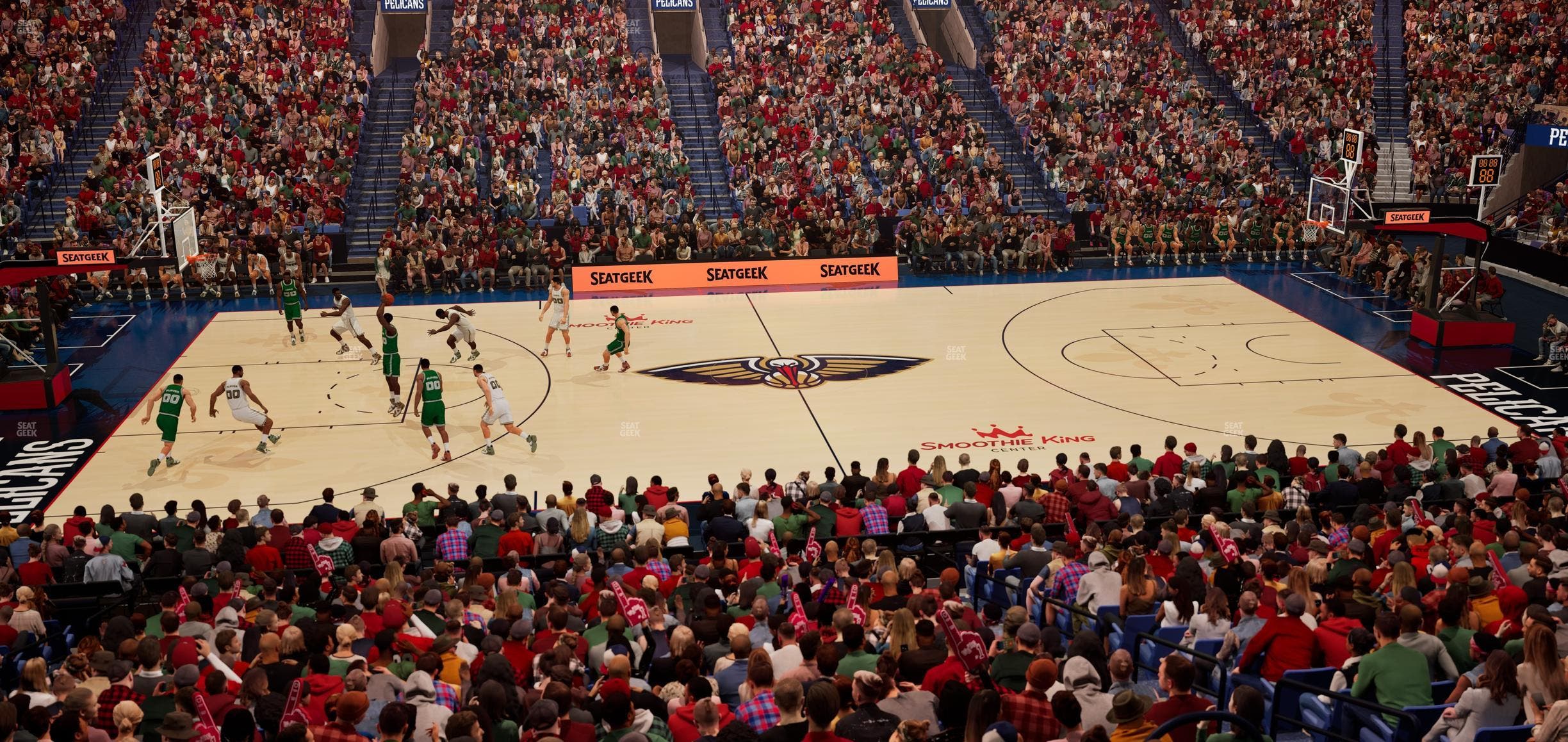 Smoothie King Center - Section 101 Seat View