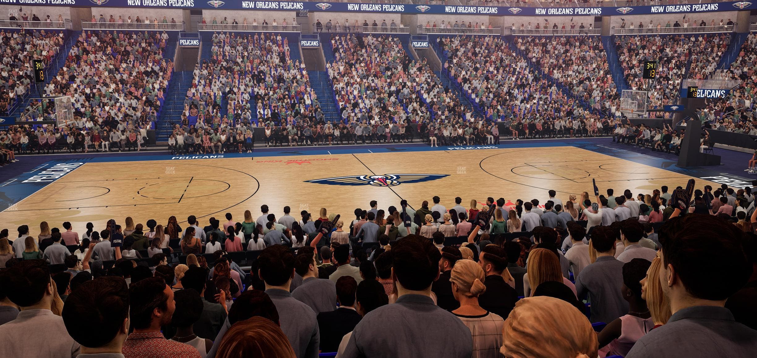 Smoothie King Center - Section 101 Seat View