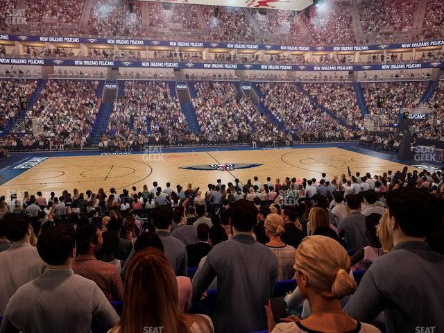 Smoothie King Center - Section 101 Seat View