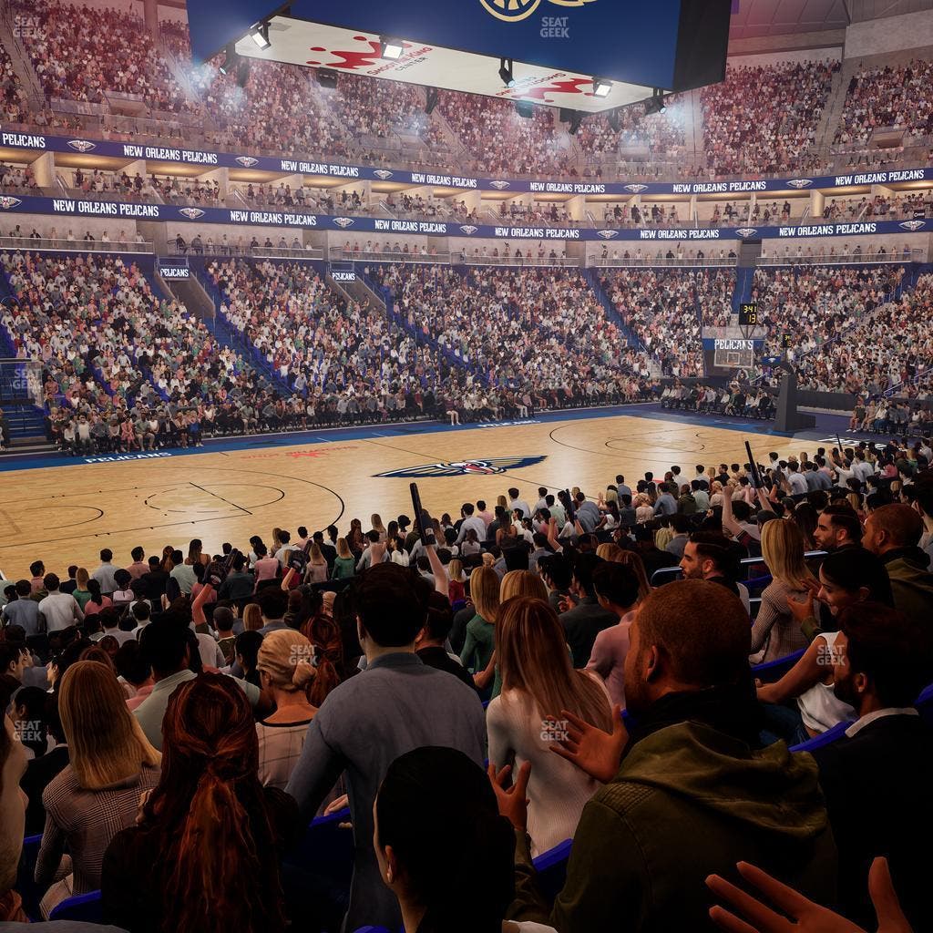 Smoothie King Center - Section 102 Seat View