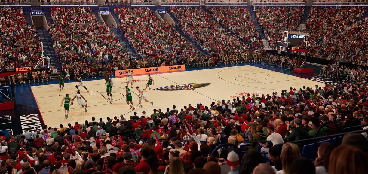 Smoothie King Center - Section 102 Seat View