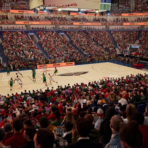 Smoothie King Center - Section 102 Seat View