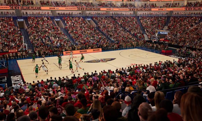 Smoothie King Center - Section 102 Seat View