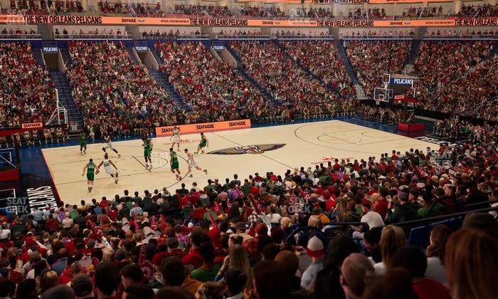 Smoothie King Center - Section 102 Seat View