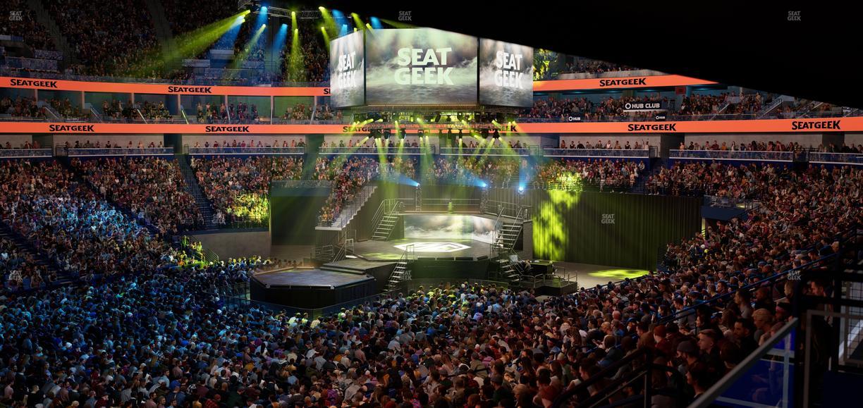 Smoothie King Center - Section 102 Seat View