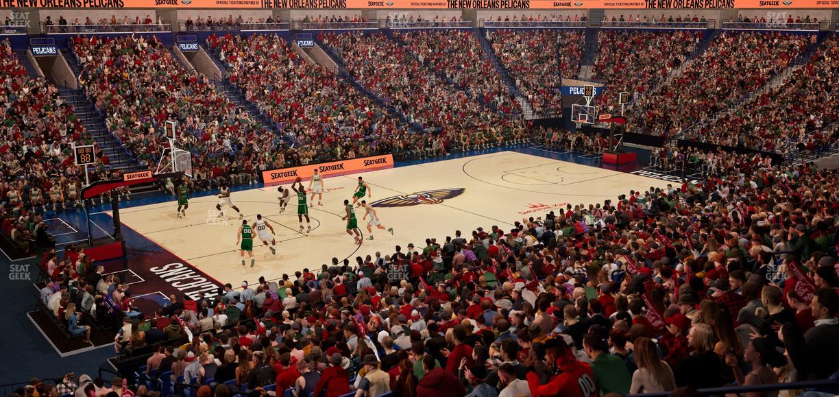 Smoothie King Center - Section 103 Seat View