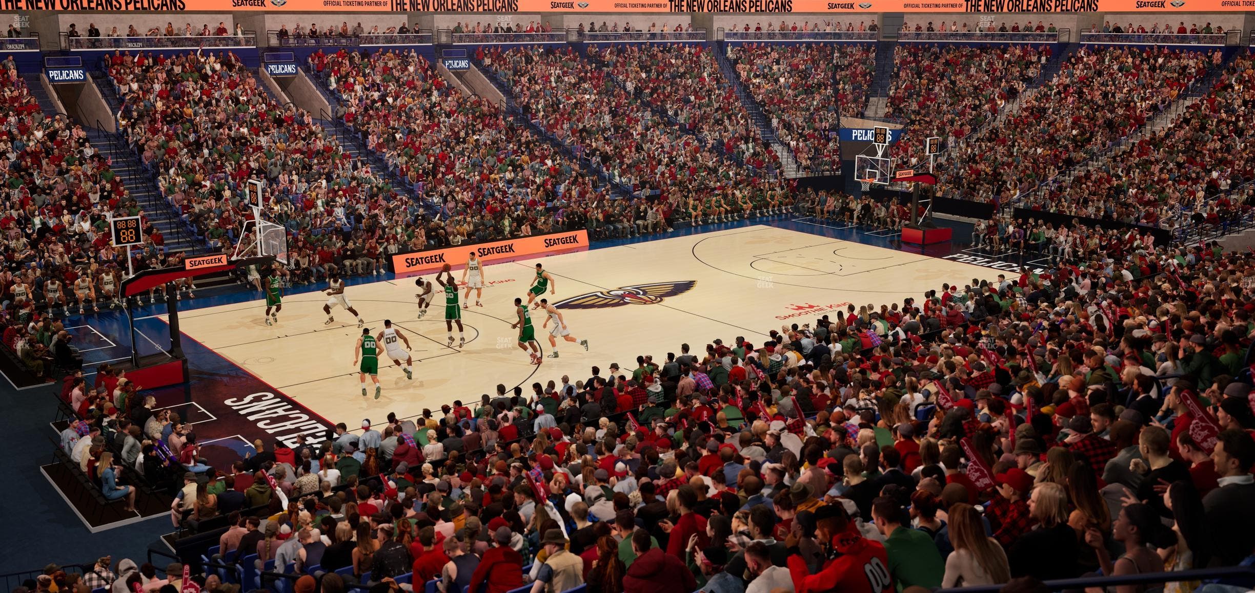 Smoothie King Center - Section 103 Seat View