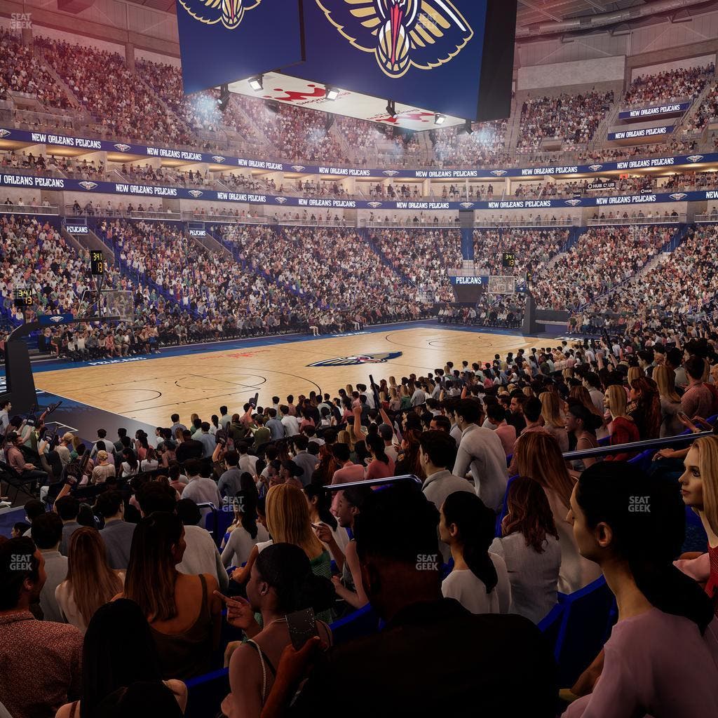 Smoothie King Center - Section 103 Seat View