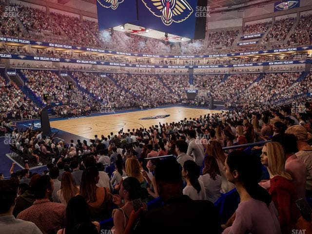 Smoothie King Center - Section 103 Seat View