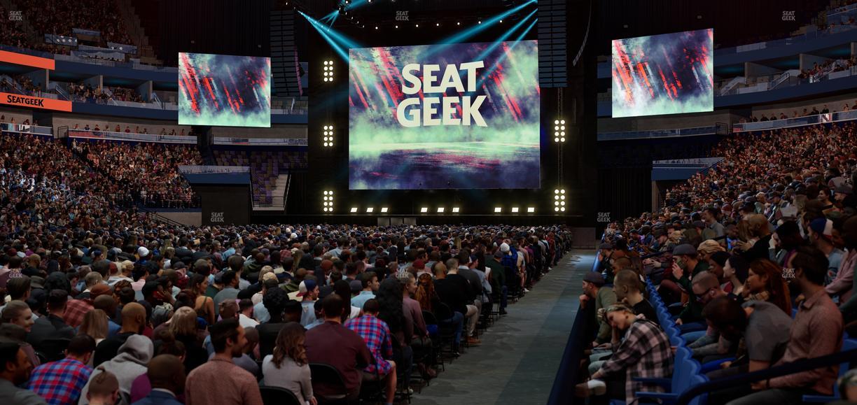 Smoothie King Center - Section 104 Seat View