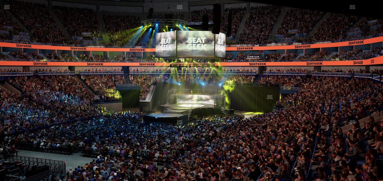 Smoothie King Center - Section 104 Seat View