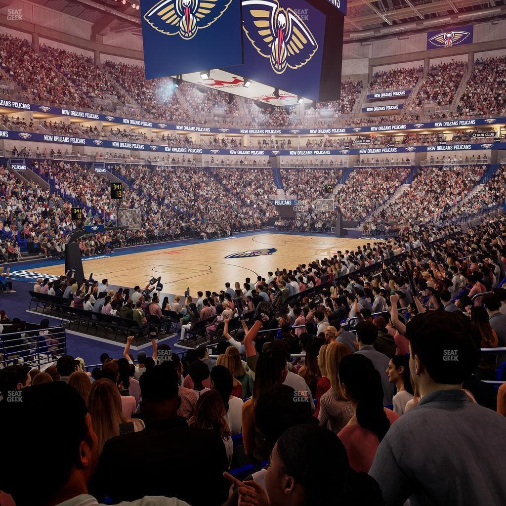 Smoothie King Center - Section 104 Seat View