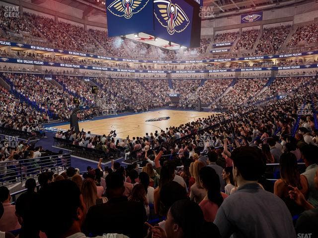 Smoothie King Center - Section 104 Seat View