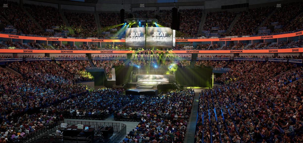 Smoothie King Center - Section 105 Seat View