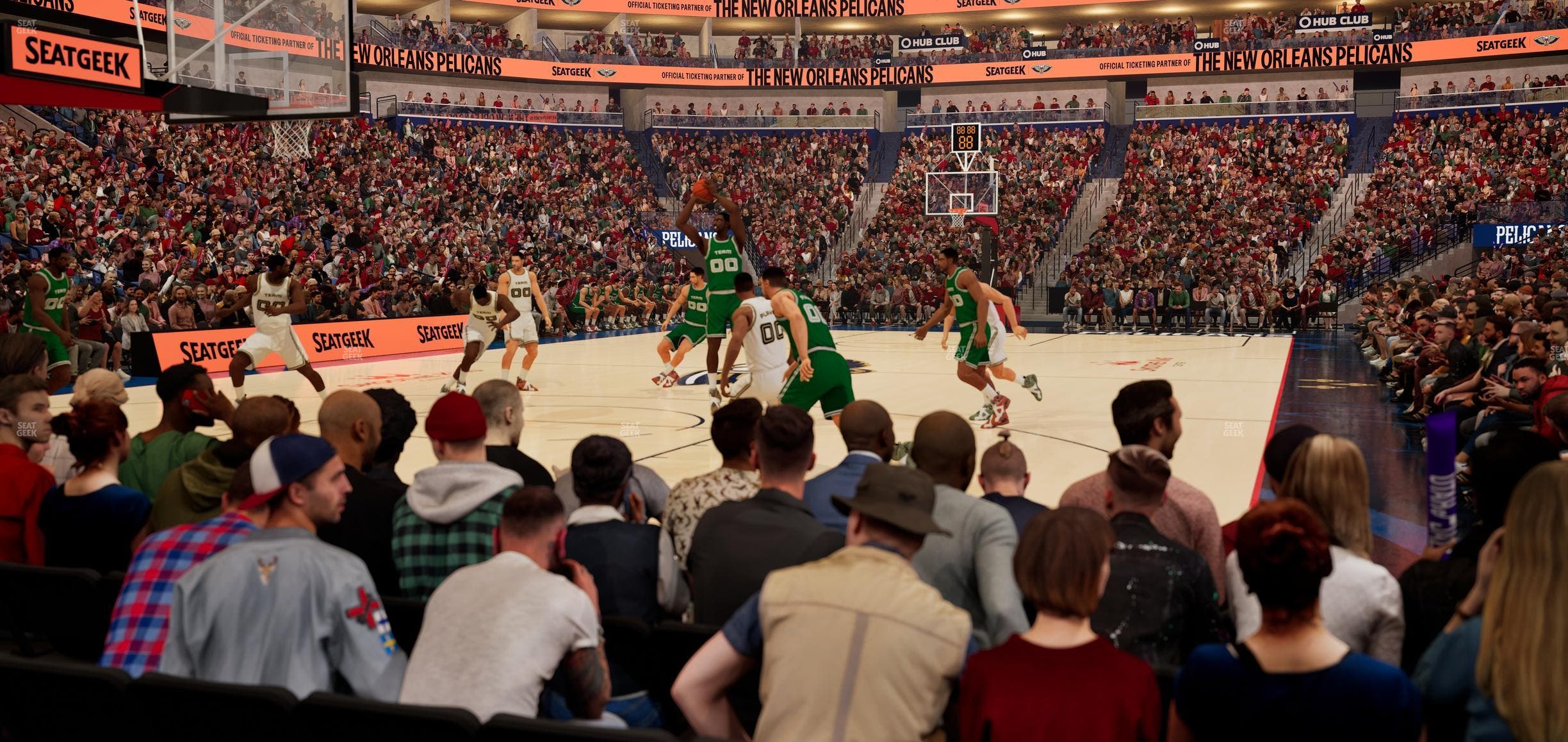 Smoothie King Center - Section 105 Seat View