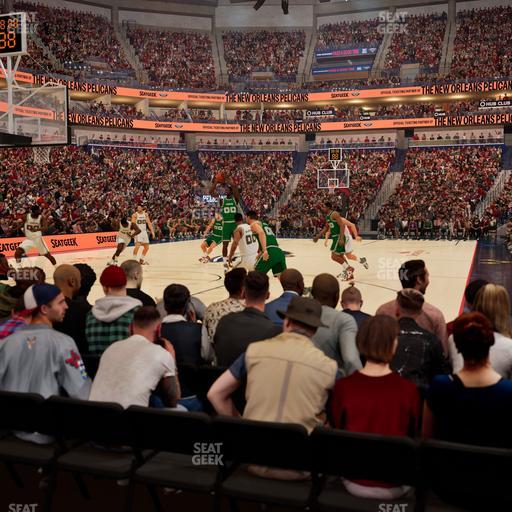 Smoothie King Center - Section 105 Seat View