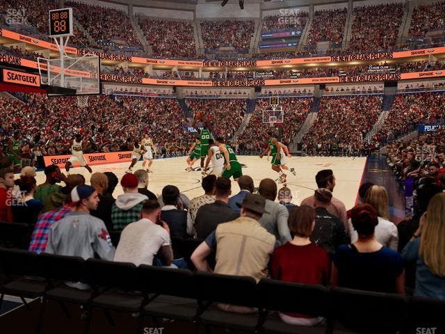 Smoothie King Center - Section 105 Seat View