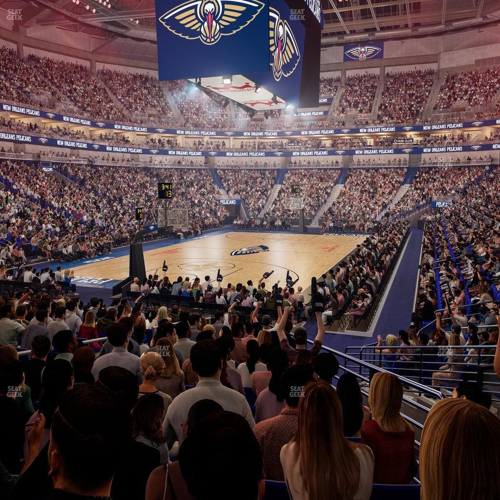 Smoothie King Center - Section 105 Seat View