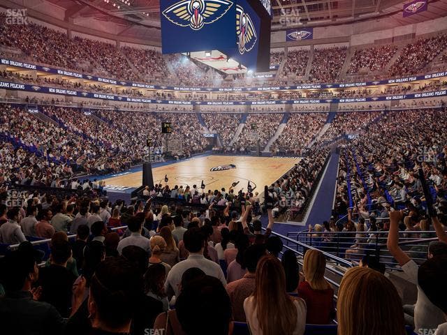 Smoothie King Center - Section 105 Seat View