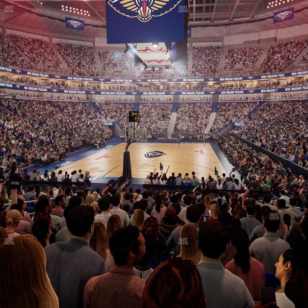 Smoothie King Center - Section 106 Seat View