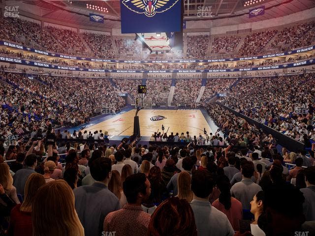 Smoothie King Center - Section 106 Seat View