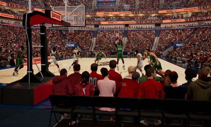 Smoothie King Center - Section 106 Seat View
