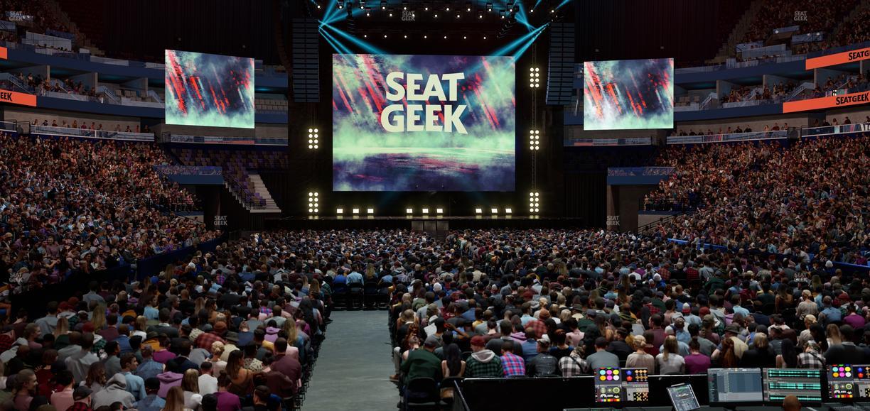 Smoothie King Center - Section 107 Seat View