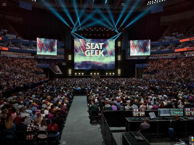 Smoothie King Center - Section 107 Seat View