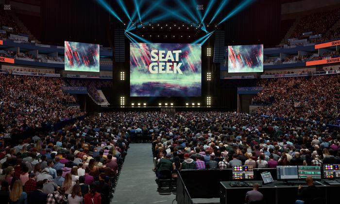 Smoothie King Center - Section 107 Seat View