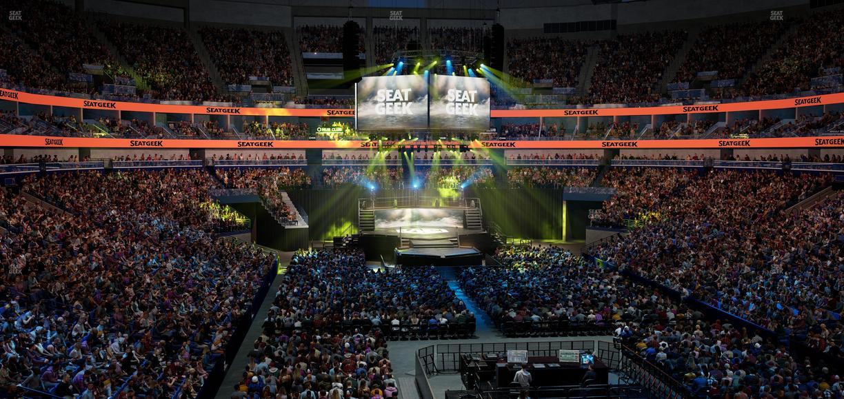 Smoothie King Center - Section 107 Seat View