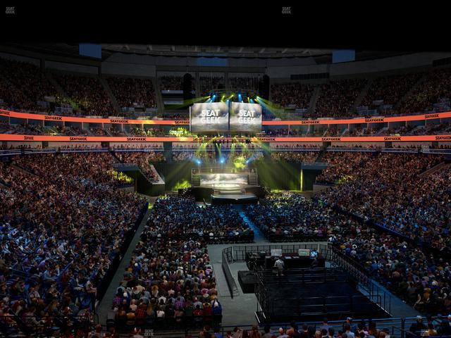 Smoothie King Center - Section 107 Seat View