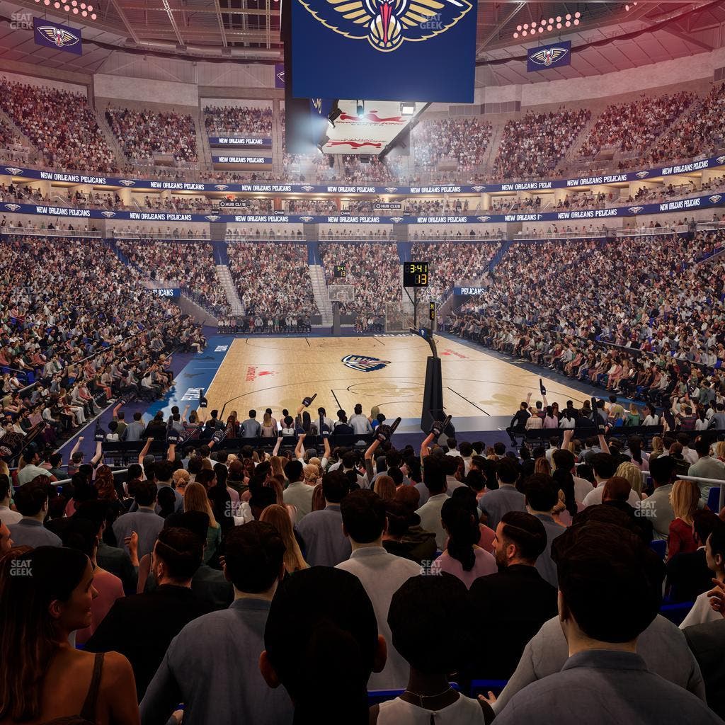 Smoothie King Center - Section 107 Seat View