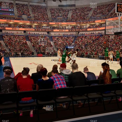 Smoothie King Center - Section 108 Seat View