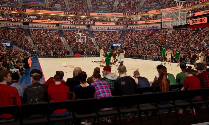 Smoothie King Center - Section 108 Seat View